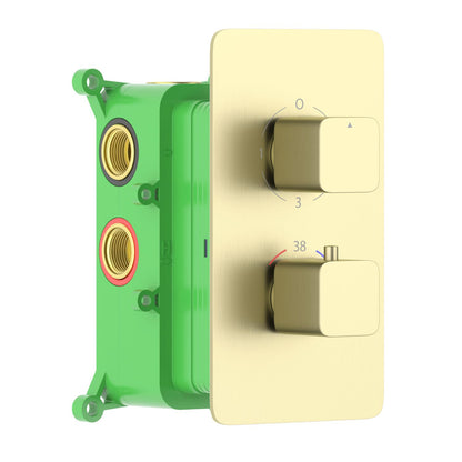 3-Function Concealed Thermostatic Shower Valve System with Rough-In Box VT2452301