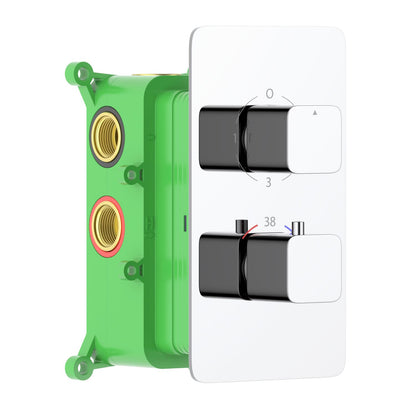 3-Function Concealed Thermostatic Shower Valve System with Rough-In Box VT2452301