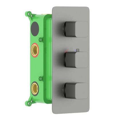 4-Function Concealed Thermostatic Shower Valve System with Simultaneous Outlet Control VT2453401