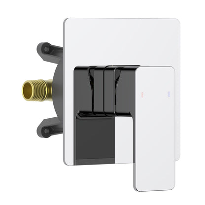 Aquavit INFINITY chrome one-outlet pressure-balance shower valve and trim kit VT2481101