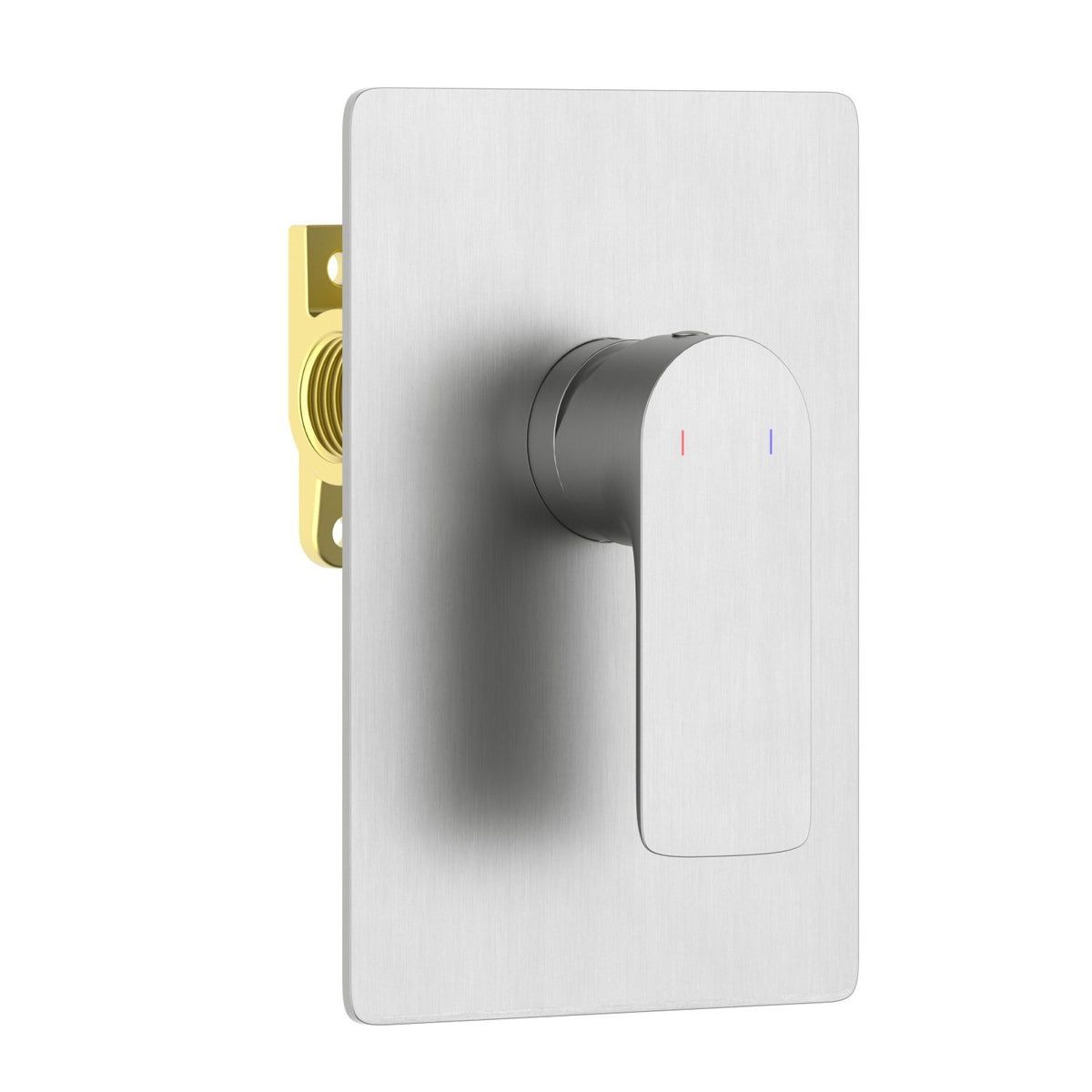 Aquavit Vision brushed nickel one-outlet concealed shower mixer VT2511101