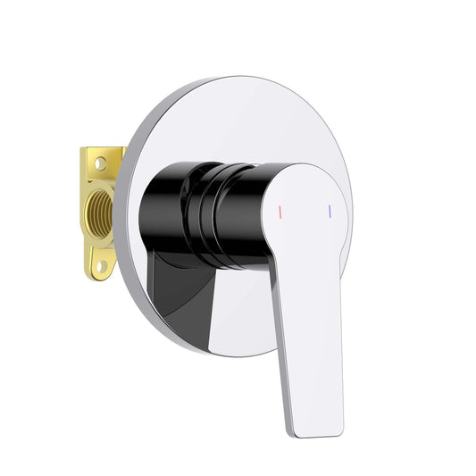 Aquavit Sense chrome round one-outlet concealed shower mixer VT4211101