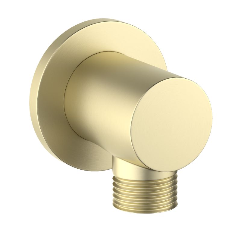 Brass Round wall elbow WE01
