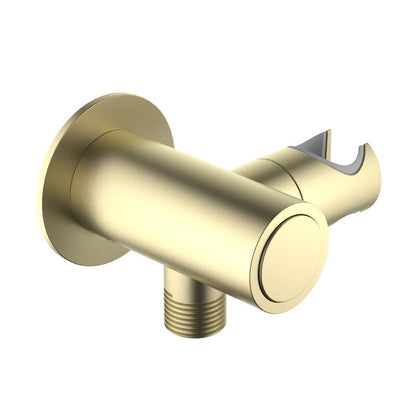 WE20 brushed gold brass hand shower holder with NEOPERL click-control water outlet