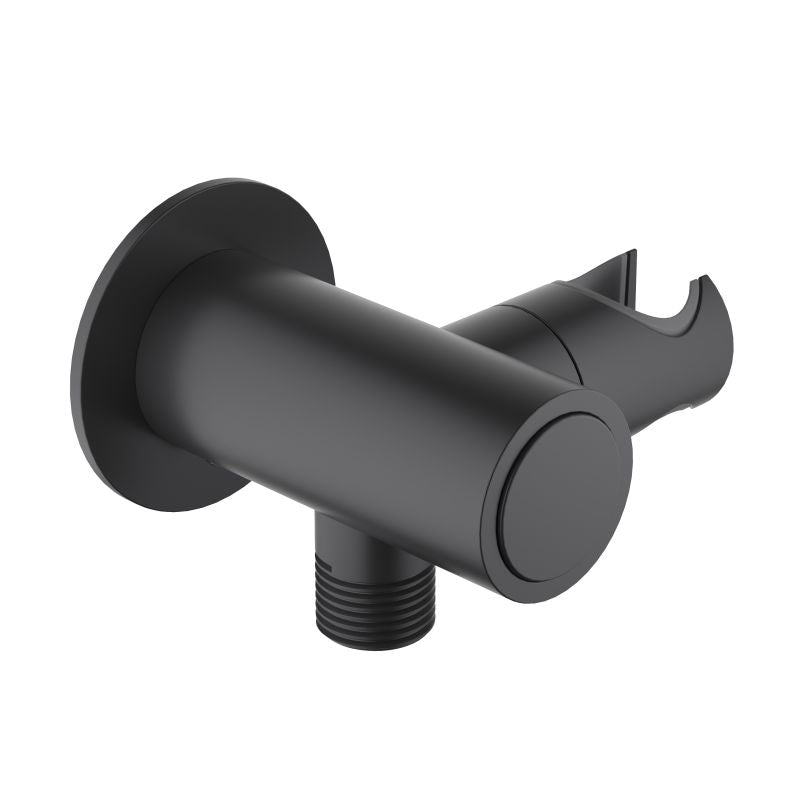 WE20 matte black brass hand shower holder with NEOPERL click-control water outlet